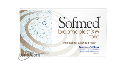 Sofmed Breathables XW Toric (Same as Biofinity Toric) Sofmed Breathables XW Toric (Same as Biofinity Toric)