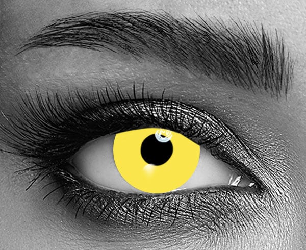 Zombie Yellow contact lenses