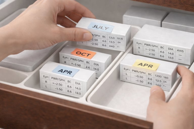 Contact Lens Labels and Expiration Date: How to Read the Box