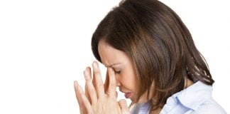 Dry eyes could be a symptom of menopause.
