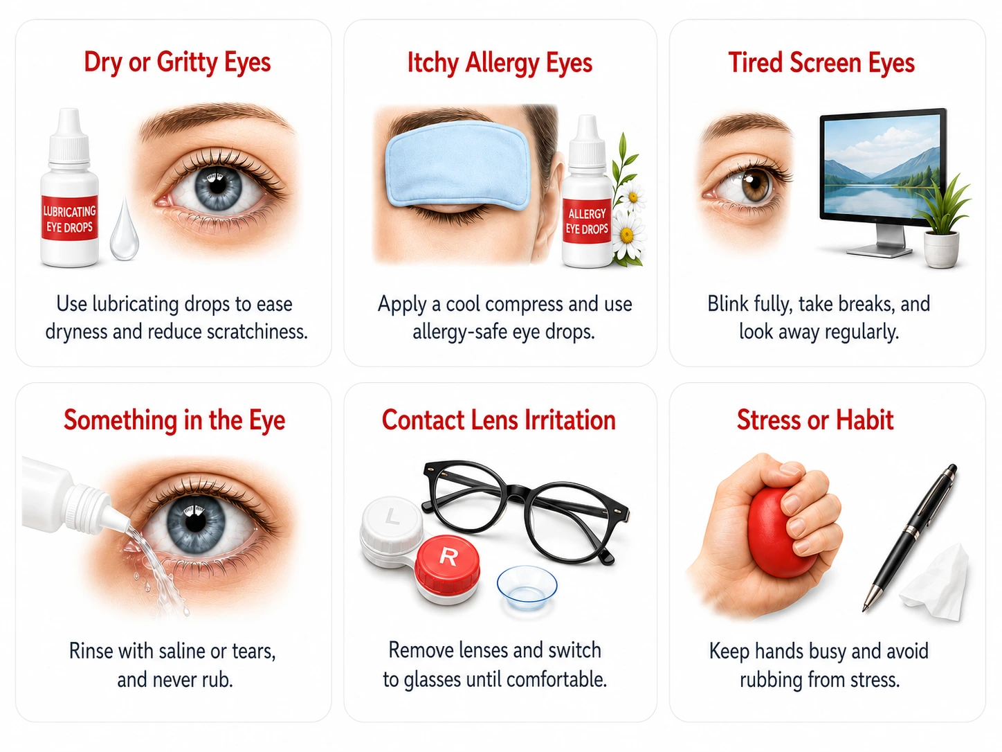 What To Do Instead of Rubbing Your Eyes