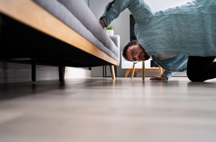 man-looking-for-something-under-sofa