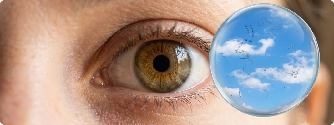 What Are Those Tiny Specks Floating in Your Vision?