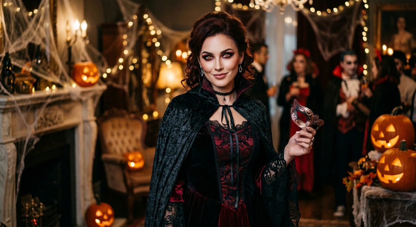 Halloween Lens worn safely