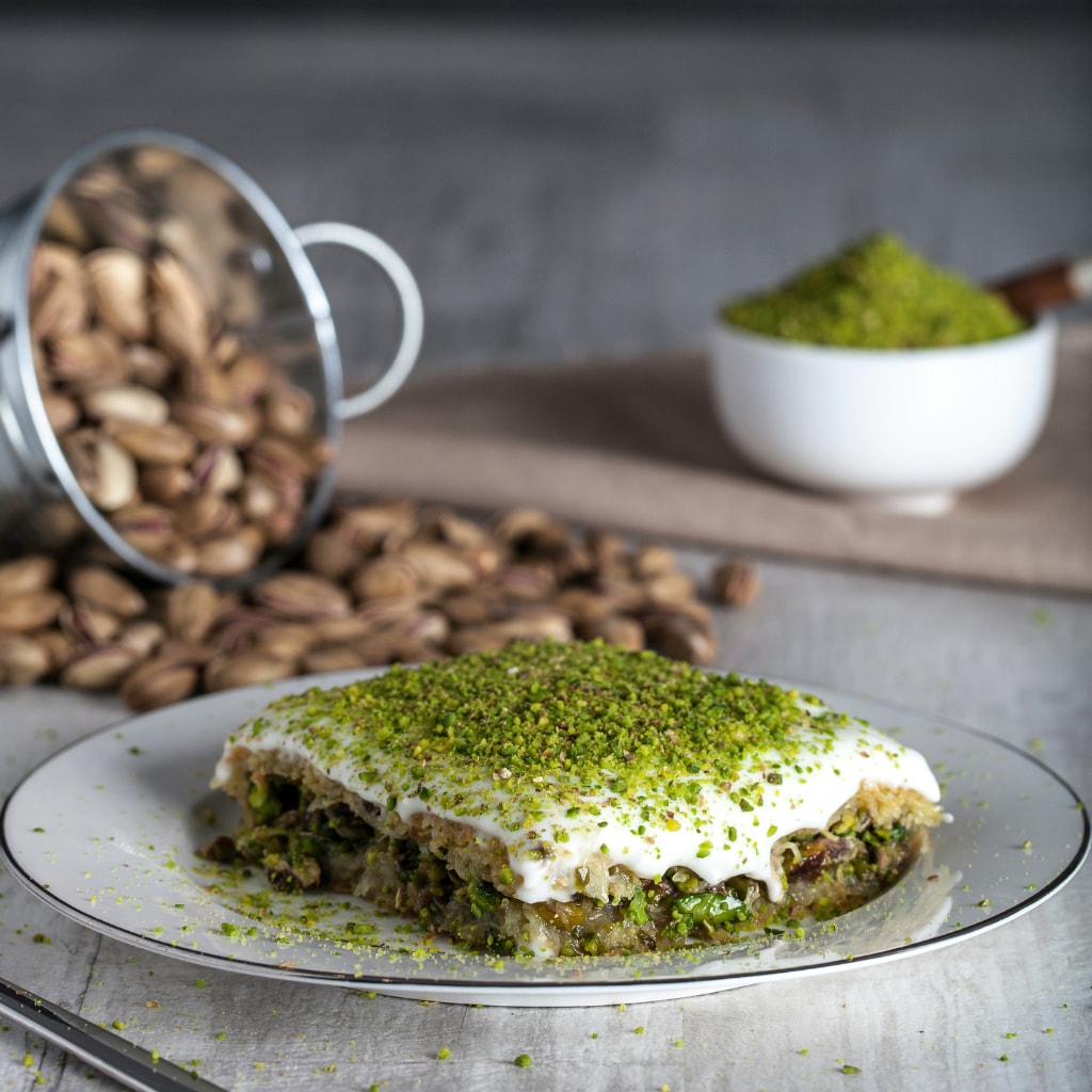 an image of pistachios being incorporated in one's diet