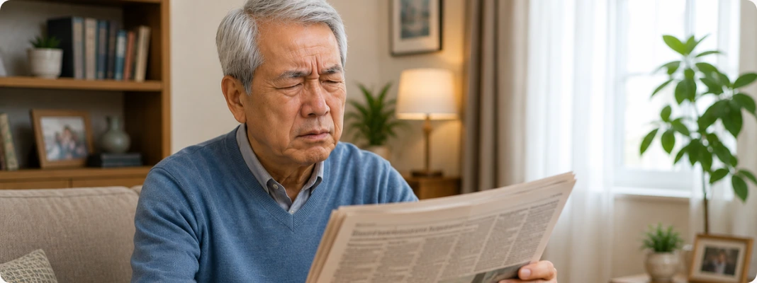Old Man with Astigmatism