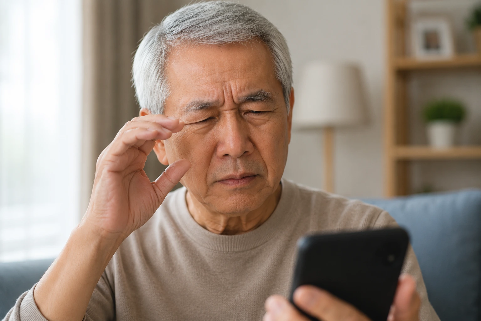 Old Man with Astigmatism