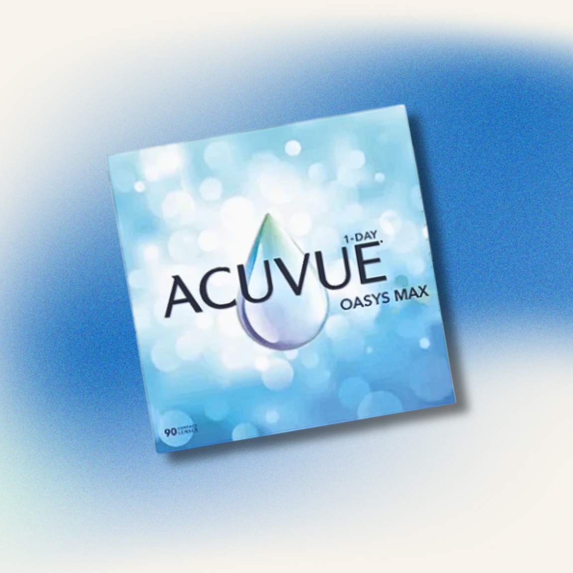 Acuvue Oasys Max 1-Day contact lens packaging