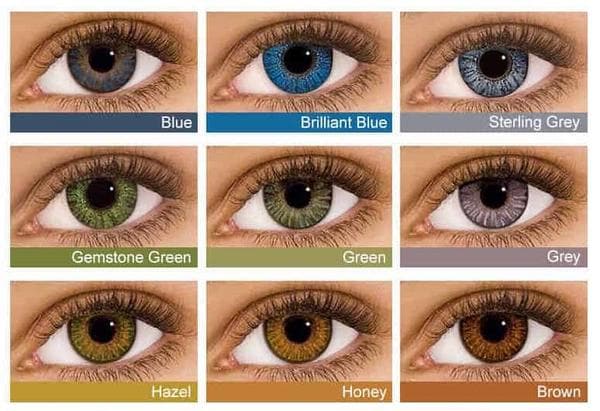 Illusion Contact Lenses Color Chart