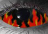 Flames contact lenses