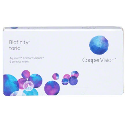 Biofinity Toric contact lenses