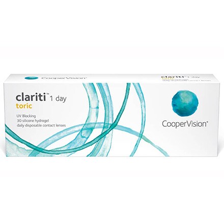 Clariti 1-Day Toric contact lenses