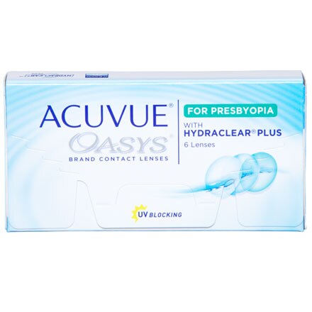 Acuvue Oasys for Presbyopia contact lenses