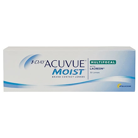 1-Day Acuvue Moist Multifocal contact lenses