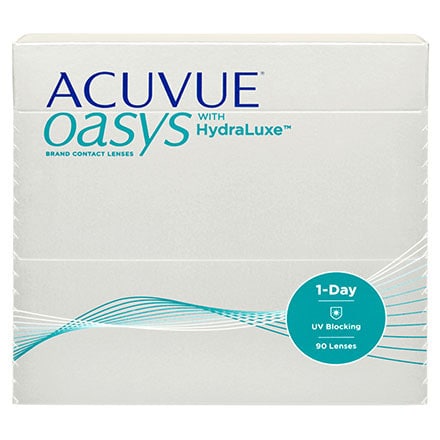 Acuvue Oasys 1-Day with Hydraluxe contact lenses