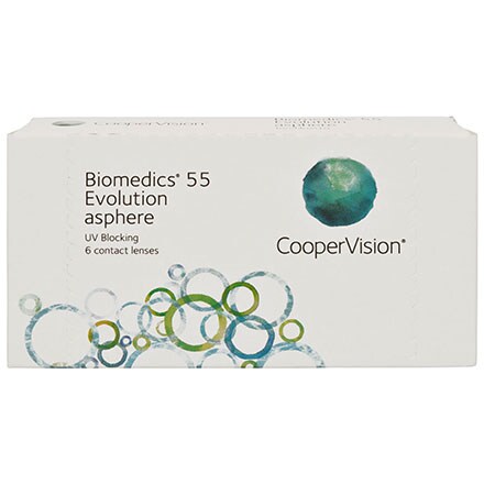 Biomedics 55 Evolution Asphere contact lenses