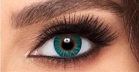 contact lens color:  Turquoise