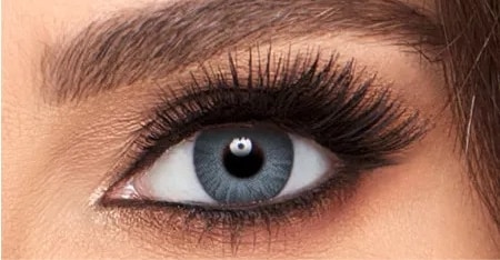 contact lens color: Sterling Grey