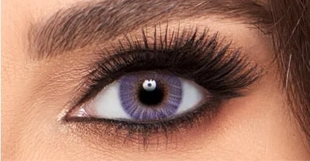 contact lens color:  Violet